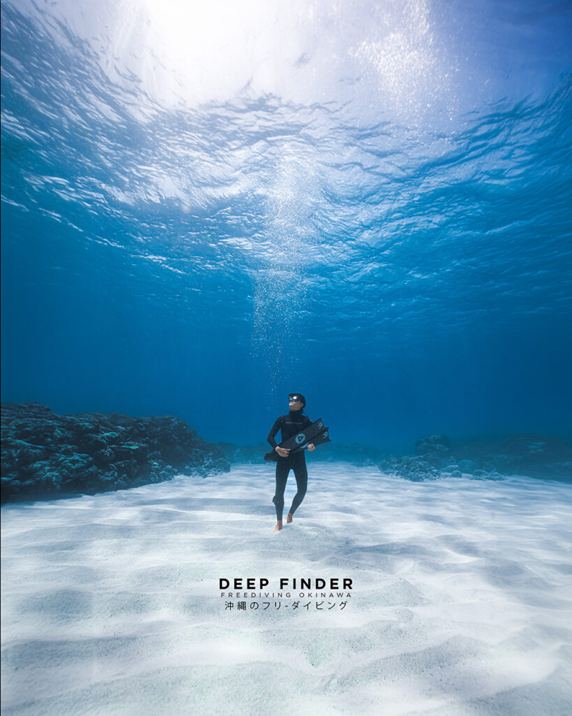 Freediving ที่ Okinawa กับ Deep Finder